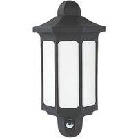 LAP Dunham Outdoor LED Half Wall Light Black 8.5W 580lm (901PP)
