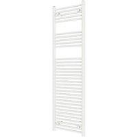 Flomasta 1600mm x 500mm 2409BTU White Flat Towel Radiator (901TF)