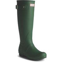 Hunter Original Tall Tartan Back Strap Wellington Size 6 Womens Green Non Safety Wellies (901YG)