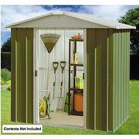 Yardmaster 6' x 7' (Nominal) Apex Metal Shed Green (90270)