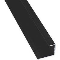 Splashwall End Cap Black 2420mm x 11mm (902GV)