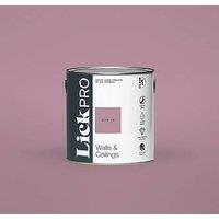 LickPro Max+ 2.5Ltr Pink 10 Eggshell Emulsion Paint (902JY)