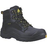 Amblers AS501R Size 7 Black Steel Toe Cap Safety Boots (902PF)