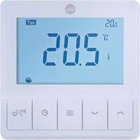 JG Underfloor JGSTAT4W Wired Programmable Thermostat White 240V (902TA)