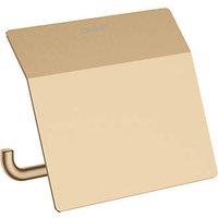 Hansgrohe AddStoris Toilet Roll Holder with Cover Brushed Bronze (902VG)