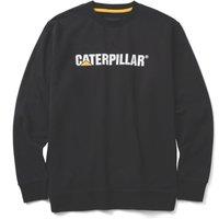 CAT Midweight Crewneck Sweatshirt Sweat Shirts Black Small 35" Chest (902XT)