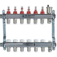 JG Speedfit 6 Port Manifold Set Chrome (9032D)