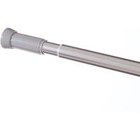 Straight Extendable Shower Curtain Rail Aluminium Chrome 700-1200mm (903RE)