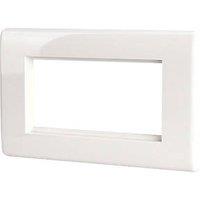 LAP 4-Module Modular Faceplate White (90455)