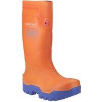Dunlop Fieldpro Thermo+ Size 4 Orange Safety Wellies (904XG)