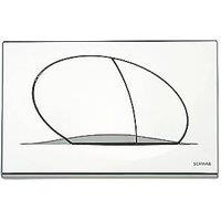 Fluidmaster Schwab Ovate Duo 257422 Dual-Flush Flushing Plate Gloss Chrome (9052X)