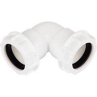 FloPlast WC10 Universal Compression Waste Bend 90 32mm (90571)