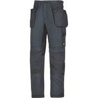 Snickers 6201 Everyday Work Trousers Steel Grey 35" W 32" L (905CC)