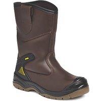 Apache AP305 Size 11 Brown Waterproof Steel Toe Cap Safety Rigger Boots (905RX)