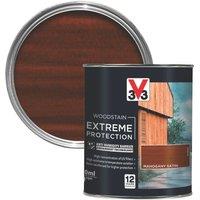 V33 750ml Mahogany Satin Solvent-Based Exterior Wood Stain (905TL)