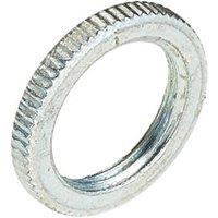 Deta Bright Zinc-Plated Milled-Edge Lockrings 20mm 10 Pack (9068J)
