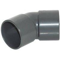 FloPlast Solvent Weld Waste Bend 135 Anthracite Grey 40mm 5 Pack (906KJ)