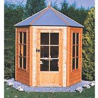 Shire Gazebo 7' x 6' (Nominal) Hexagonal Timber Summerhouse (906TJ)