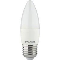 Sylvania TOLEDO E27 Candle LED Light Bulb 470lm 4.5W 4 Pack (906VN)