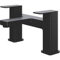 ETAL Lanza Deck Mounted Bath Filler Tap Matt Black (906YU)