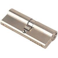 Yale Fire Rated 1 Star Double Euro Cylinder Lock BS 40-45 (85mm) Satin Nickel (90751)