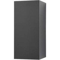 LAP Outdoor LED Adjustable Up & Down Wall Light Matt Black 12.5W 610lm (908JK)