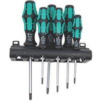 Wera 367/6 TORX Bore Hole Kraftform Plus with Rack Security TX Screwdriver Set 6 Pieces (908TX)
