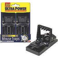The Big Cheese Ultra Power Plastic & Stainless Steel Mouse Traps 2 Pack (908XT)