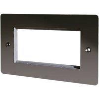 LAP 4-Module Modular Faceplate Black Nickel (90967)