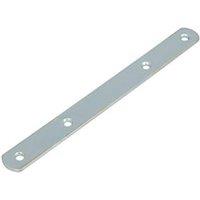 Hafele Door Panel Connecting Plates Zinc-Plated 192mm x 19mm x 3mm 2 Pack (9097P)