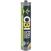 OB1 Bio-Based Fix & Bond Solvent-Free Grab Adhesive White 310ml (909KU)