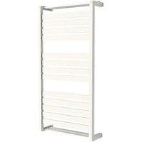 GoodHome 1000mm x 500mm 1863BTU White Flat Towel Radiator (910HG)