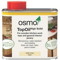 Osmo 0.5Ltr Clear Matt Solvent-Based Interior Wood Finishing Oil (911YM)
