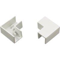 Tower Flat Trunking Angle 16mm x 16mm 2 Pack (91261)