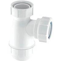 McAlpine Basin Bottle Trap White 32mm (91286)