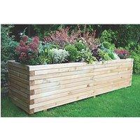 Forest Lomello Rectangular Garden Planter Natural Timber 500mm x 1800mm x 482mm (913KP)