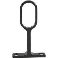 Essentials Oval Rail Centre Bracket Black 30mm (913TA)