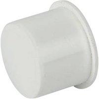 FloPlast Push-Fit Socket Plug White 32mm (91427)