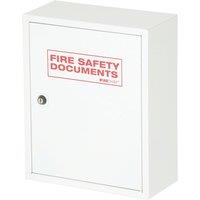 Firechief Key Lock Fire Document Cabinet 300mm x 140mm x 370mm White (914FY)