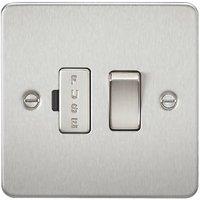 Knightsbridge 13A Switched Fused Spur Brushed Chrome (914TY)