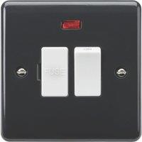 Knightsbridge Part M 13A Switched Fused Spur with Neon Anthracite (914YA)