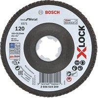 Bosch X-Lock Metal 120 Grit Flap Disc 115mm (4 1/2") (915HK)