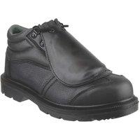Centek FS333 Size 7 Black Steel Toe Cap Safety Shoes (915XC)