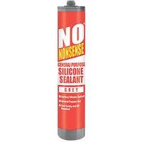 No Nonsense 101 General Purpose Silicone Sealant Grey 310ml (9167H)