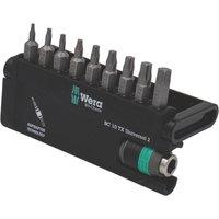 Wera Bit-Check 10 TX Universal 2 1/4 Hex Shank TX Bit Set 10 Pieces (916FW)