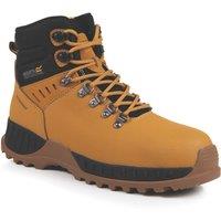 Regatta Grindstone S7L Size 8 Honey/Black Waterproof Safety Boots (916JW)