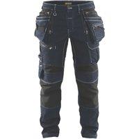 Blaklader Stretch Denim Trousers Navy/Black 40" W 35" L (916TC)