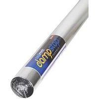Wallrock Silver Dampstop Wallpaper 675mm x 7.5m (916VT)