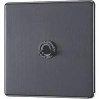 LAP 20A 16AX 1-Gang 2-Way Toggle Switch Slate Grey (917PN)
