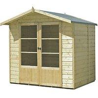 Shire Mumley 6' 6" x 5' (Nominal) Apex Timber Summerhouse (917TJ)